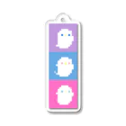 おばけフクロウのピクセルのおばけフクロウ Acrylic Key Chain