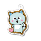 三つ子のきつねこ Shopの三つ子のきつねこ Acrylic Key Chain