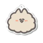 ナポリのSUZURIのPOMERANIAN Acrylic Key Chain