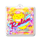 ✨🌈✨ユラクラカン🇯🇵 ✨🌈✨の🍒リラックスお昼寝ベアー🍒 Acrylic Key Chain