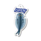 スロータイプ書店 Slowtype Booksのあじの干物 141-1 Acrylic Key Chain