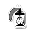 ちむのお店やさんの神の客人お面 Acrylic Key Chain