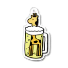 らくがき亭東海支店のきりんビール Acrylic Key Chain