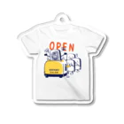 イラスト MONYAAT のカリカリサロンA*Tシャツ型 Acrylic Key Chain