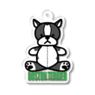 inunootomoのStuffed Bostonterrier. Acrylic Key Chain