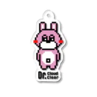 Dr.Cloud ClearのドットUSAGI Acrylic Key Chain