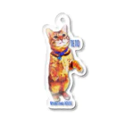 にゃんたまHOUSEのテトシルエット Acrylic Key Chain