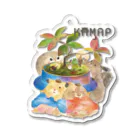 KAMAP ＆ Ricaの【KAMAP】小さな釜めしの木の下で Acrylic Key Chain