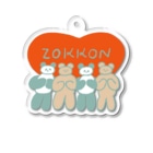 かわべしおん | イラストレーターのZOKKONN Acrylic Key Chain