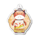 アイジロタウン出張販売店の[せきとり くうざえもん] Acrylic Key Chain