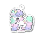 ほっぺ☆屋 ＰｕｋｕのBABY♡UNICORN Acrylic Key Chain