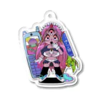 HOTELサード•愛の見つめる三つ目ちゃん Acrylic Key Chain