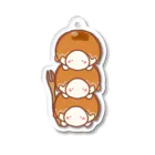 ちびあかぽんの[ちびあかぽん]みたらしカメ団子 Acrylic Key Chain