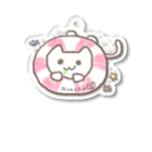 NYACHA&BOOCHAのうきわにゃーちゃ、 Acrylic Key Chain