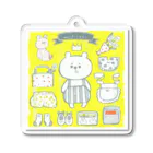 ゆるかわおよよランドのくまちゃ Acrylic Key Chain