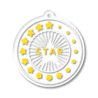 ハナドリカ SUZURI店のスターローディング Acrylic Key Chain