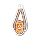 すやはむハウスのゆらゆらトング ハムンナー Acrylic Key Chain