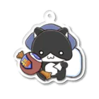 琥珀アンダーソン🍀ねこ七福にゃ～の大黒にゃん（ねこ七福にゃ～） Acrylic Key Chain