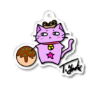 きっとこれが帯刀(仮)のたこ焼きもったねこ アクキー Acrylic Key Chain