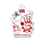 ERIKOERIN ART SHOPのlyricchord314／RED Acrylic Key Chain