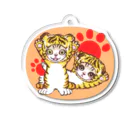 nya-mew（ニャーミュー）のとらニャーちゃん Acrylic Key Chain