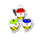 ゴロゴロのおばけ鬼ちゃん Acrylic Key Chain