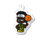 qqqの【Storong basketball playr】 アクリルキーホルダー