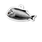 むっちり村ショップの魚（森の安藤） Acrylic Key Chain