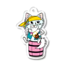 夜飯屋のトモの猫！海賊になる！！アクキー Acrylic Key Chain