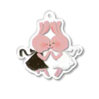 マエダレナ / イラストレーターのふたごミミィ【cherrymimmy 】 Acrylic Key Chain