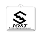 IOST_Supporter_CharityのIOST ロゴ+ 【キーホルダー】 アクリルキーホルダー