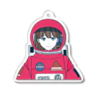 Emma KAWAII CollectionのSpace suit Emma Acrylic Key Chain