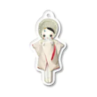 麻琴 (Makoto)の文化人形 白夜 アクリルキーホルダー Acrylic Key Chain