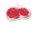 🥩の生肉アクキー Acrylic Key Chain