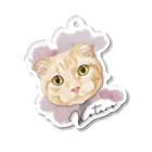 みきぞーん｜保護猫 ミッキー画伯と肉球とおともだちの虎汰郎 Acrylic Key Chain