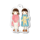 いちまいのなかよし Acrylic Key Chain