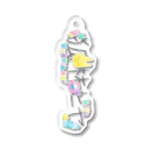 バーチャル魔術研きゅう所の【ムラライブ】狐林ヒヤロゴアクキー Acrylic Key Chain