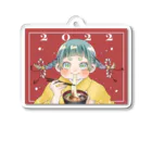 はと工房🕊️の2022謹賀新年はと Acrylic Key Chain