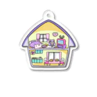 よなよなこうもりのよなこちゃん　おでかけハウス Acrylic Key Chain