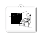 Cordelia　SUZURI分室のGERDA "Black square" Acrylic Key Chain