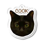 猫カフェ ぶぅたんグッズショップの絵文字ククちゃん アクリルキーホルダー