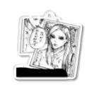 冗談の行方不明の女性 Acrylic Key Chain