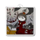 虚無虚無 光 黒猫 (忘却の魔女）の輪廻終末手記_不死鳥論 Acrylic Key Chain