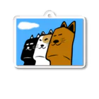 日々好日屋2号店の猫モアイ Acrylic Key Chain