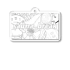 sauna_breakのitems_b&w アクリルキーホルダー