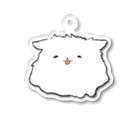 ちくわぶの溶けイッヌ（しろ） Acrylic Key Chain