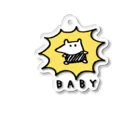 筒のBABYアリクイちゃん Acrylic Key Chain