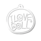 天琉-ﾃﾙ-❄️️🎨のILOVE DOLL. Acrylic Key Chain