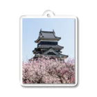 Eishiの松本城と梅 Acrylic Key Chain