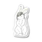 sleeprabbitの眠兎くん アクリルキーホルダー